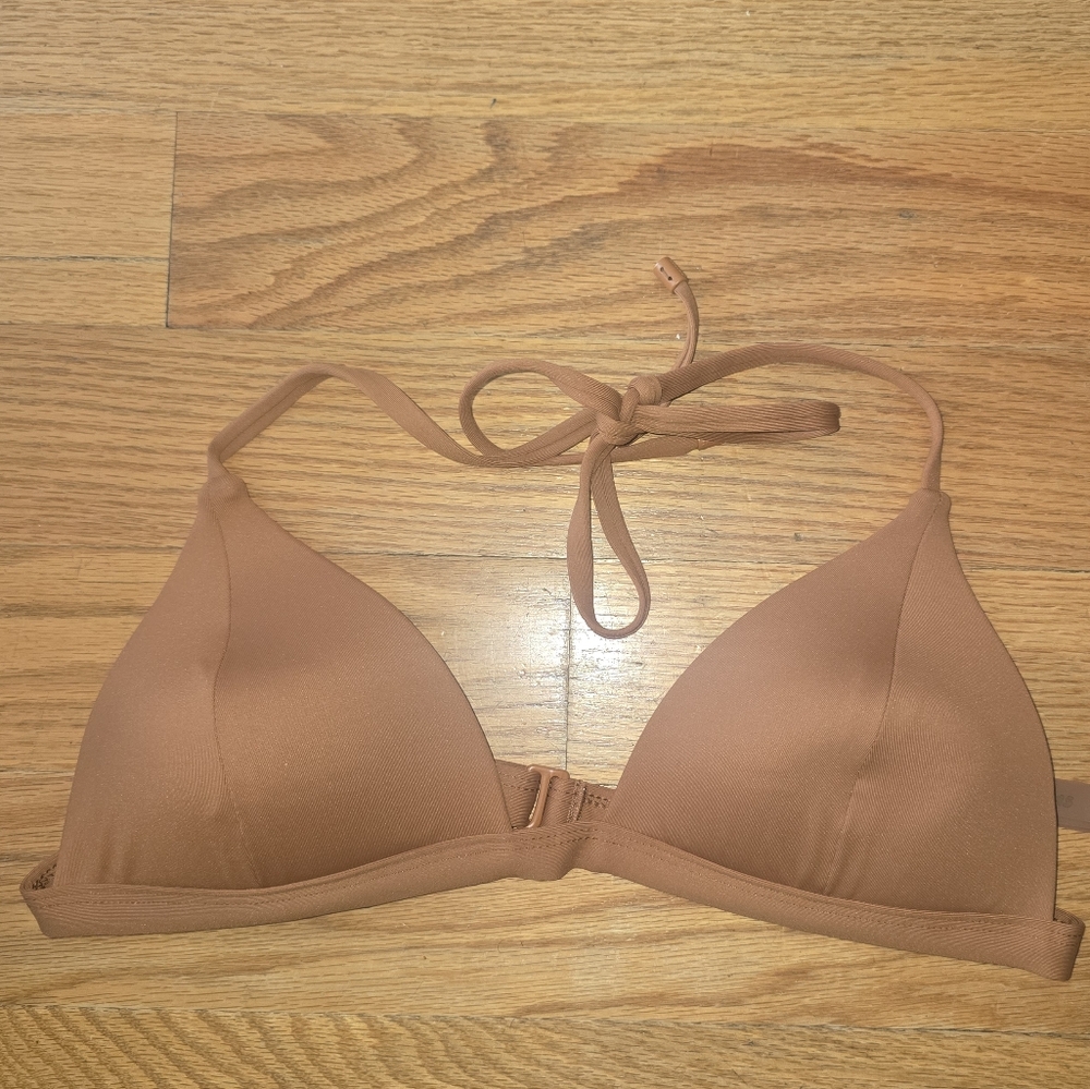 BNWT SKIMS Iconic Swim Push-up Triangle Bikini  Top